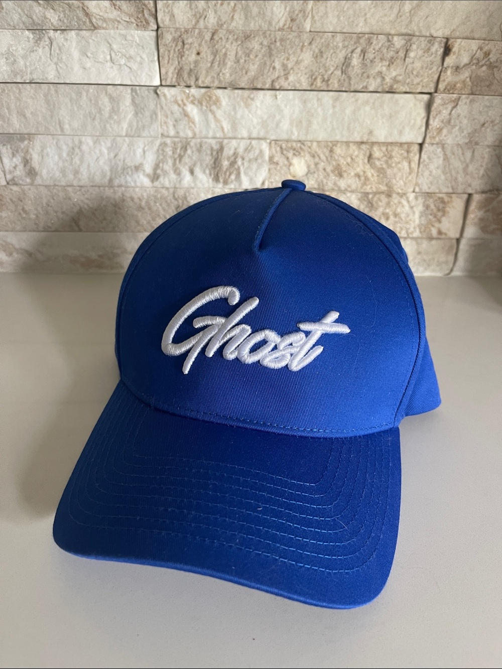 Worn once! $33 GHOST CORE LOGO BASEBALL HAT Royal Blue